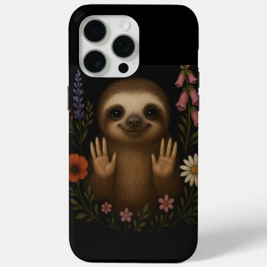 Süßer Faultier-Handyhülle Case-Mate iPhone Hülle (Rückseite)