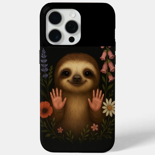 Süßer Faultier-Handyhülle Case-Mate iPhone Hülle (Rückseite)