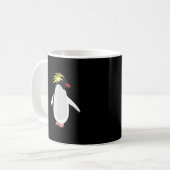 Süßer Felsenpinguin Lustiges Antarktistier Kaffeetasse (Vorderseite Links)