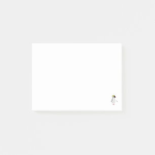 Süßer Felsenpinguin Lustiges Antarktistier Post-it Klebezettel