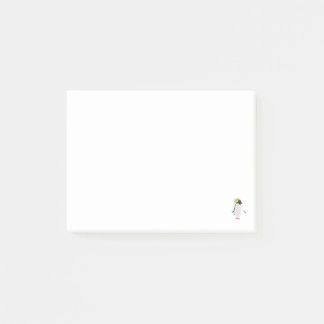 Süßer Felsenpinguin Lustiges Antarktistier Post-it Klebezettel