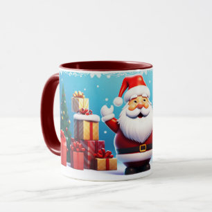 Süßer festlicher moderner glücklicher Weihnachtsma Tasse