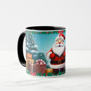 Süßer festlicher moderner glücklicher Weihnachtsma Tasse