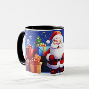 Süßer festlicher moderner glücklicher Weihnachtsma Tasse