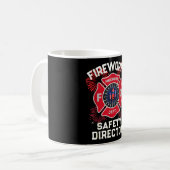 Süßer Feuerwerkssicherheitsdirektor Boom Squad Kaffeetasse (Vorderseite Links)