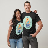 Süßer Fisch-Mann-Bär mit Fisch T-Shirt (Unisex)