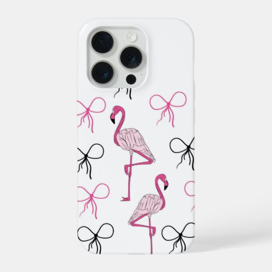 Süßer Flamingo iPhone Hülle (Rückseite)