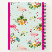 Süßer Flamingo Notizblock (Rückseite)