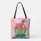 Süßer Flamingo Tasche (Rückseite)