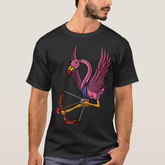 Süßer Flamingo-Vogel Cupid T-Shirt