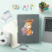 Süßer & Fluffiger Häschen Vinyl Aufkleber (iPad Hülle)