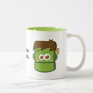 Süßer Frankenstein-Monster Zweifarbige Tasse