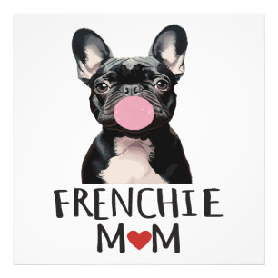 Süßer Französische Bulldogge Fotodruck
