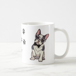 Süßer Französischer Hundeliebhaber Französische Bu Kaffeetasse