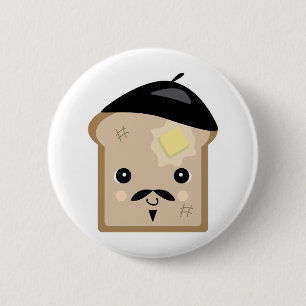 süßer französischer Toast Button