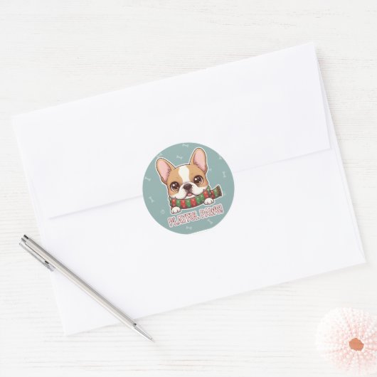 Süßer French Bulldog Sticker zum Verstecken (Umschlag)