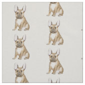 Süßer French Bulldog Stoff (Muster)