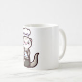 Süßer Frettchen-Koch Kaffeetasse (VorderseiteRechts)