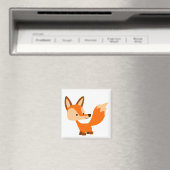 Süßer freundlicher Cartoon-Fuchs-Magnet Magnet (In Situ (Geschirrspüler))