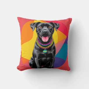 Süßer freundlicher Cartoon-Hund Freudiges Geschenk Kissen