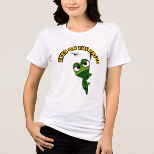 Süßer Frosch Aufkleber Tri-Blend Shirt