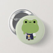 Süßer Frosch Barista Button (Vorne & Hinten)