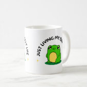 süßer Frosch-Becher – Süßes ästhetisches Becher-Ge Kaffeetasse (VorderseiteRechts)