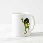 Süßer Frosch Bob Frisur Meme Geschenk Kaffeetasse (VorderseiteRechts)