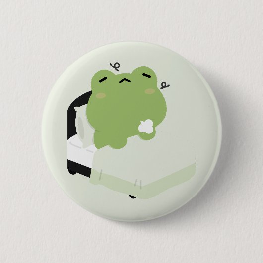 Süßer Frosch Button (Vorderseite)