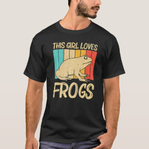 Süßer Frosch für Mädchen Mutter Krötenfänger Haust T-Shirt