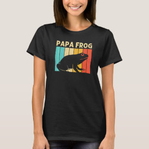Süßer Frosch für Männer Papa Frosch Kröte Tier Kau T-Shirt