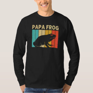 Süßer Frosch für Männer Papa Frosch Kröte Tier Kau T-Shirt