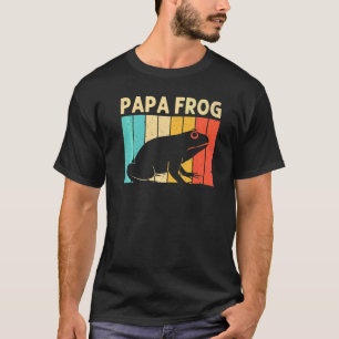 Süßer Frosch für Männer Papa Frosch Kröte Tier Kau T-Shirt
