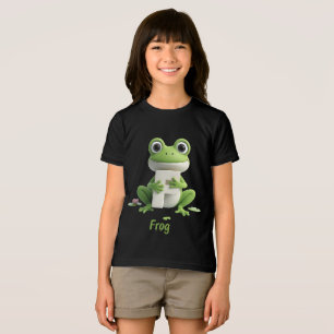 Süßer Frosch Kinder T-Shirt   F ist für Frosch Alp Tri-Blend Shirt