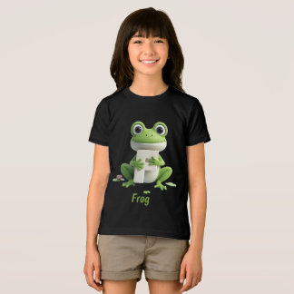 Süßer Frosch Kinder T-Shirt | F ist für Frosch Alp Tri-Blend Shirt