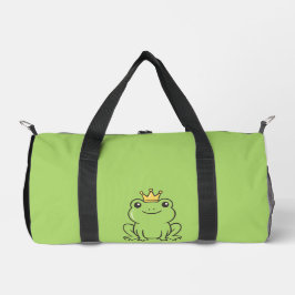 Süßer Frosch Königin lustige grüne Handyhülle Duffle Bag