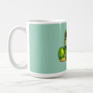 Süßer Frosch mit großen Augen Kawaii-Tierdesign Kaffeetasse