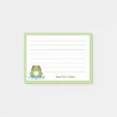 Süßer Frosch Post-it Klebezettel (Vorderseite)
