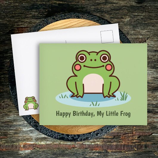 Süßer Frosch Postkarte