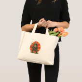 Süßer Frosch-Samurai-Cartoon-Tierkrieger-Design Mini Stoffbeutel (Vorderseite (Produkt))
