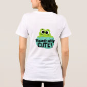 Süßer Frosch Tri-Blend Shirt (Rückseite)