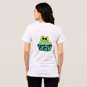 Süßer Frosch Tri-Blend Shirt (Rückseite voll)