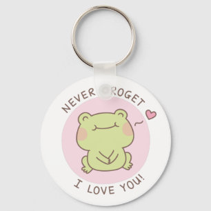Süßer Frosch Vergisst Nie Frosch I Love You Love P Schlüsselanhänger