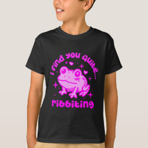 Süßer Frosch Wortspiel Ribbiting Froschliebhaber Z T-Shirt