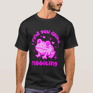 Süßer Frosch Wortspiel Ribbiting Froschliebhaber Z T-Shirt