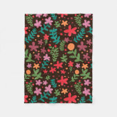 Süßer Frühling Fleecedecke (Vorderseite)