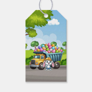 Süßer Frühling/Osterhase Kipper Geschenkanhänger