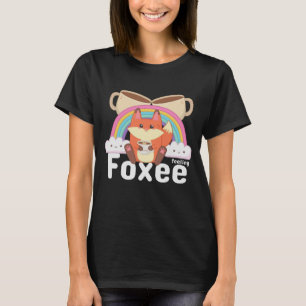 Süßer Fuchs Cute Kawaii Fuchs Kaffee T-Shirt