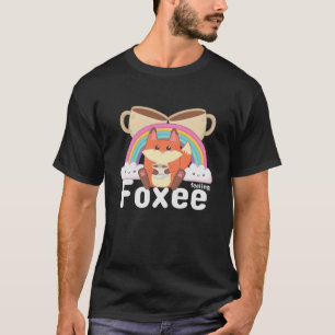 Süßer Fuchs Cute Kawaii Fuchs Kaffee T-Shirt