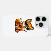 Süßer Fuchs, der mit Sonnenbrille Eis isst Case-Mate iPhone Hülle (Rückseite (Horizontal))